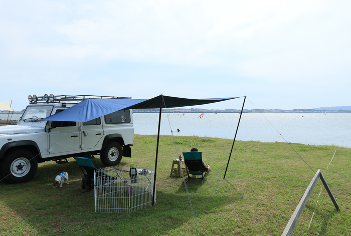 浜名湖 デイキャンプ 午後からデイキャンプで気分をリフレッシュ わんこと一緒にシンプルキャンプplus